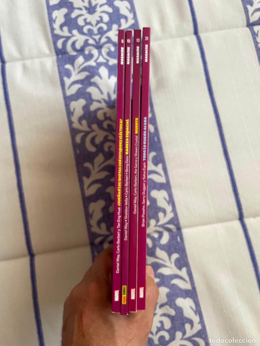 C&oacute;mics: Lote de 4 tomos de Panini de Masacre. Perfecto estado. - Foto 3