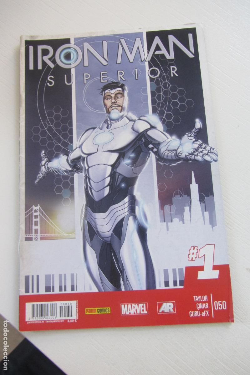 C&oacute;mics: INVENCIBLE IRON MAN SUPERIOR VOL.2 N&ordm; 50 1 PANINI PANINI ARX73