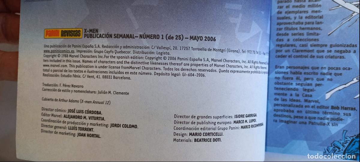 C&oacute;mics: X-MEN. N&ordm; 1. LOS MUTANTES ORIGINALES. MARVEL. 2006. - Foto 2
