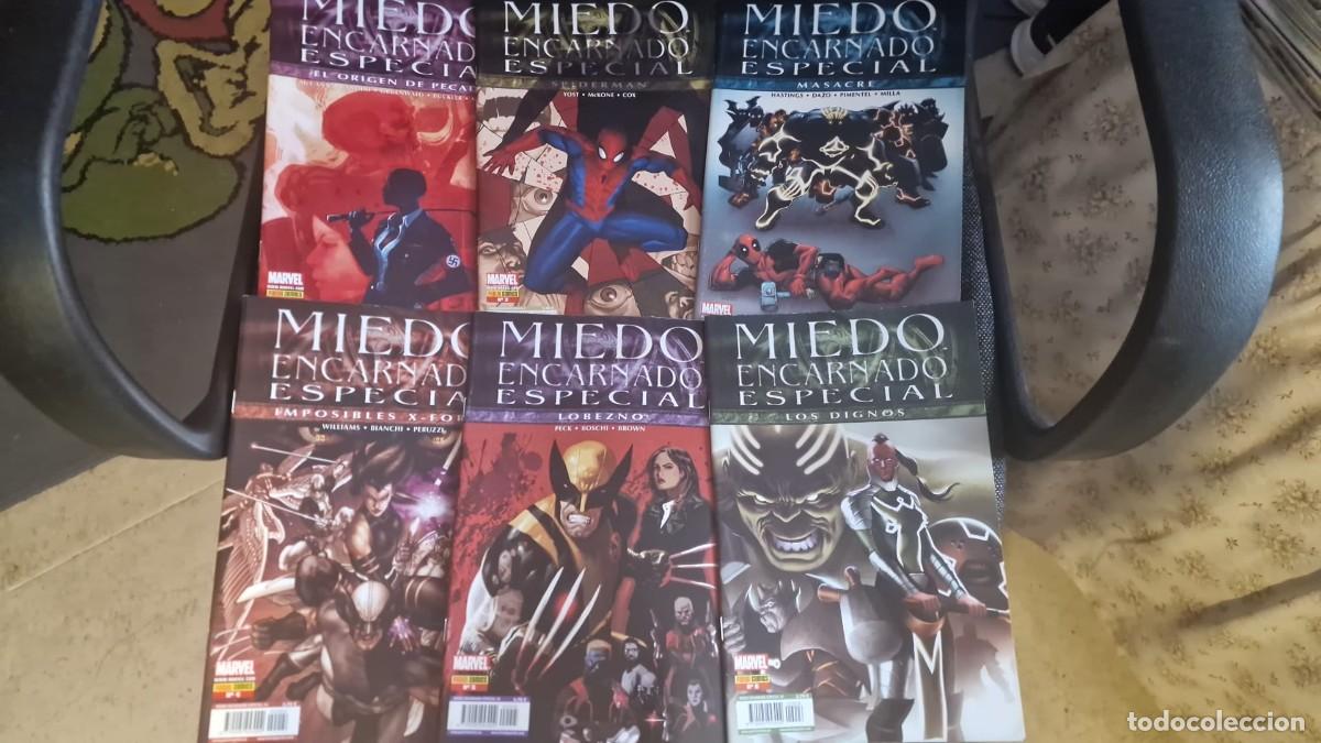 C&oacute;mics: MIEDO ENCARNADO: ESPECIALES (OBRA COMPLETA 6 N&Uacute;MEROS) - PANINI