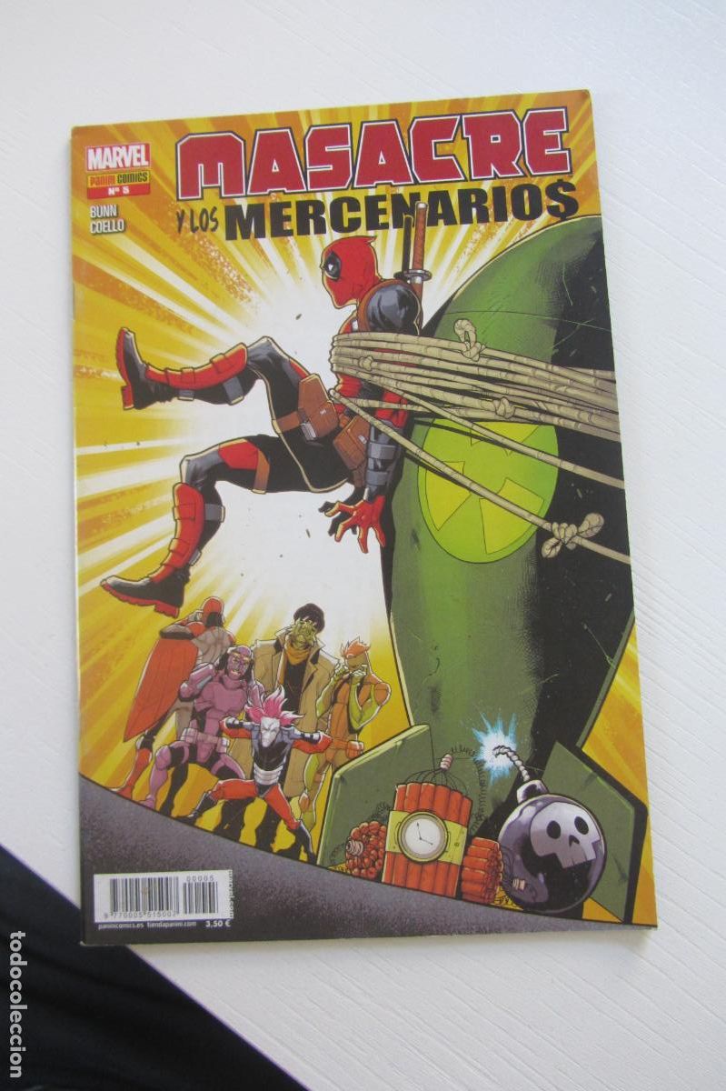 C&oacute;mics: MASACRE Y LOS MERCENARIOS N&ordm; 5 CULLEN BUNN E IBAN COELLO - PANINI ARX80