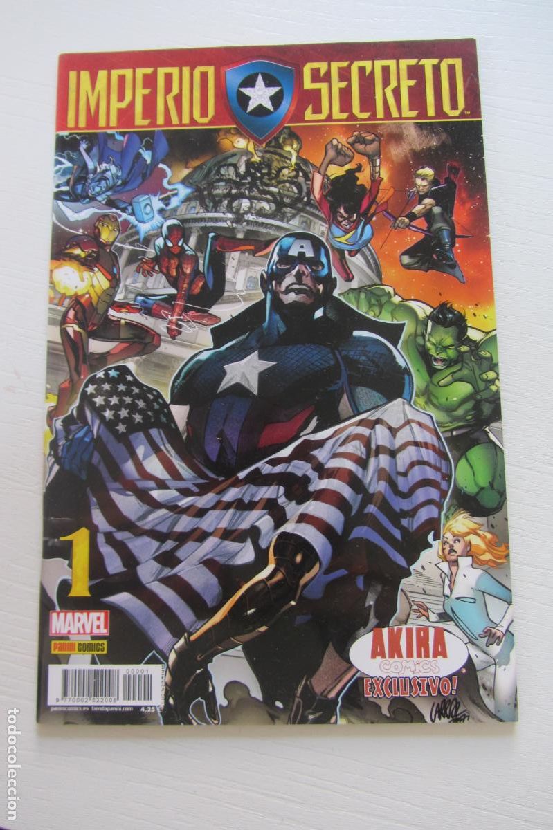C&oacute;mics: IMPERIO SECRETO N&ordm; 1 - ED. PANINI-MARVEL edicion akira ARX80