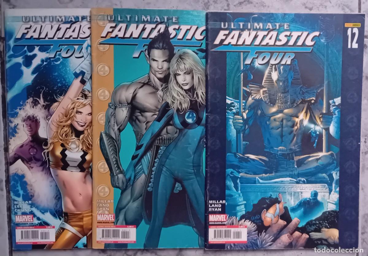 C&oacute;mics: ULTIMATE FANTASTIC FOUR. N&Uacute;MEROS 12, 13, 14.
