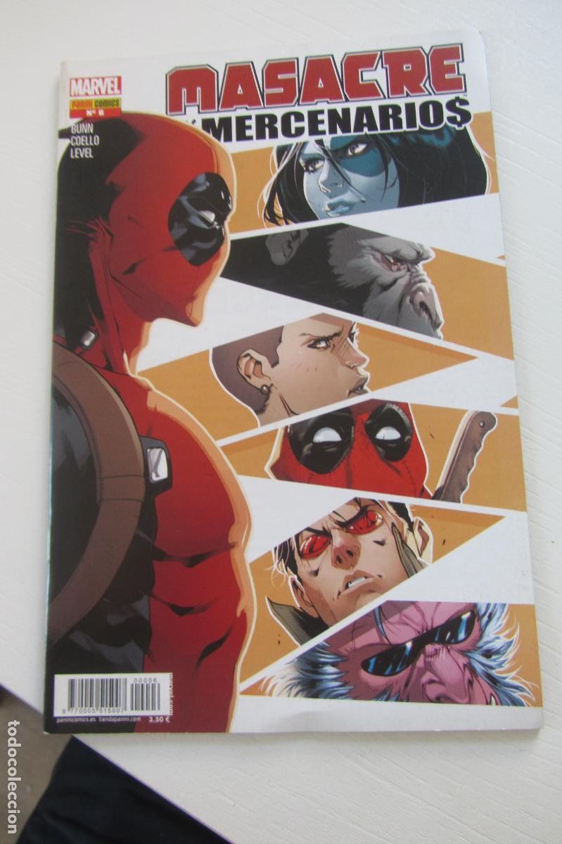C&oacute;mics: MASACRE Y LOS MERCENARIOS 6 PANINI ARX80