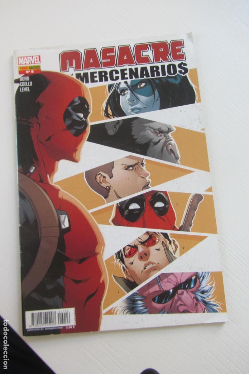 C&oacute;mics: MASACRE Y LOS MERCENARIOS 6 PANINI ARX80