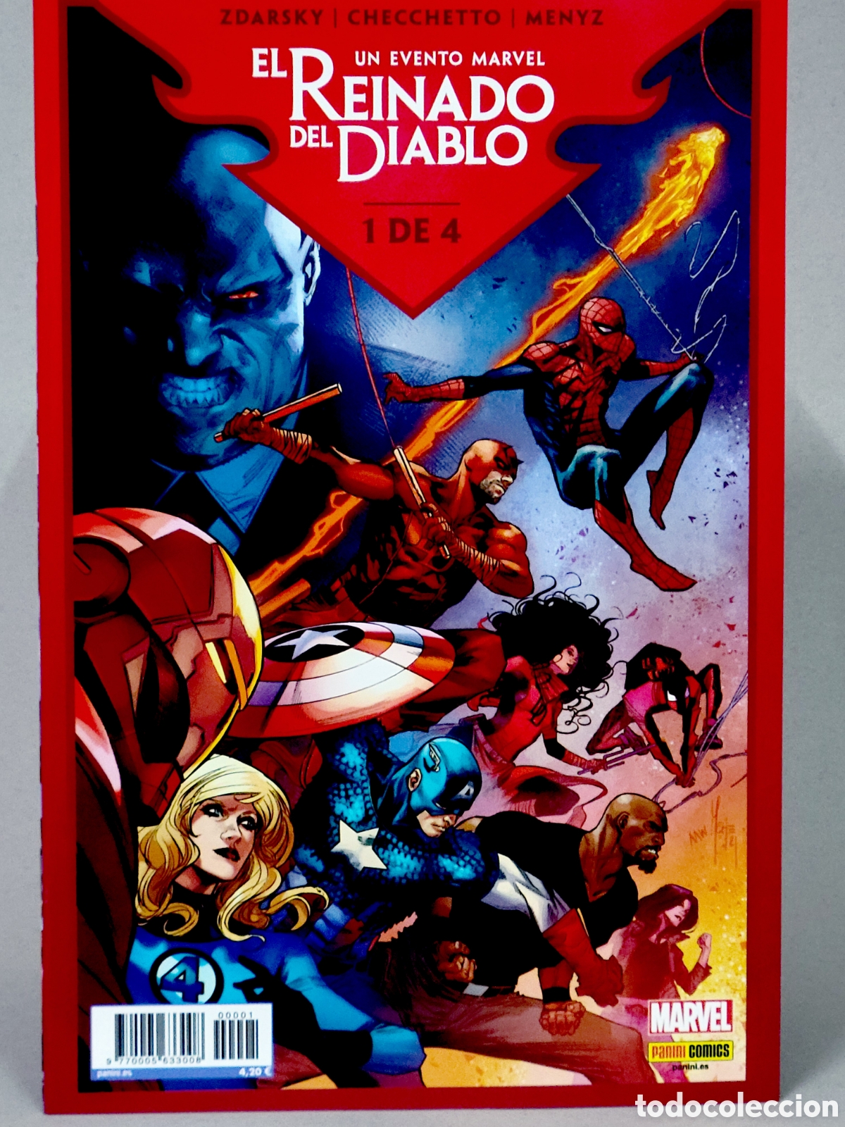 C&oacute;mics: C&Oacute;MIC EL REINADO DEL DIABLO ABRIL 2022 PANINI MARVEL GRAPA DE KIOSCO