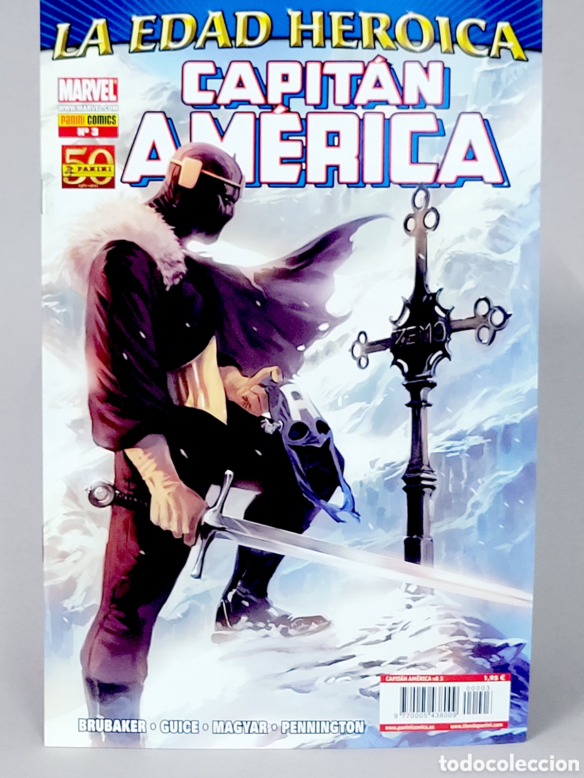 C&oacute;mics: C&Oacute;MIC LA EDAD HEROICA CAPITAN AM&Eacute;RICA 3 VOL.8 PANINI MARVEL VOLUMEN GRAPA DE KIOSCO