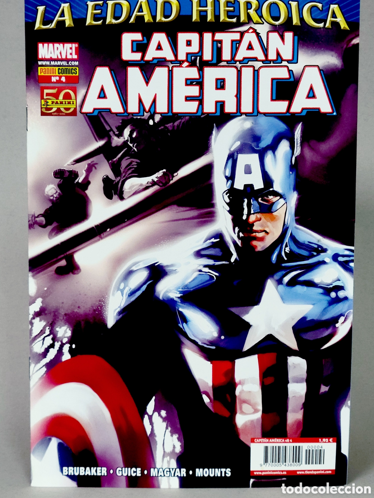 C&oacute;mics: C&Oacute;MIC LA EDAD HEROICA CAPITAN AM&Eacute;RICA 4 VOL.8 PANINI MARVEL VOLUMEN GRAPA DE KIOSCO