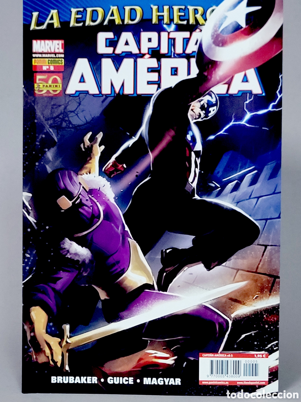 C&oacute;mics: C&Oacute;MIC LA EDAD HEROICA CAPITAN AM&Eacute;RICA 5 VOL.8 PANINI MARVEL VOLUMEN GRAPA DE KIOSCO