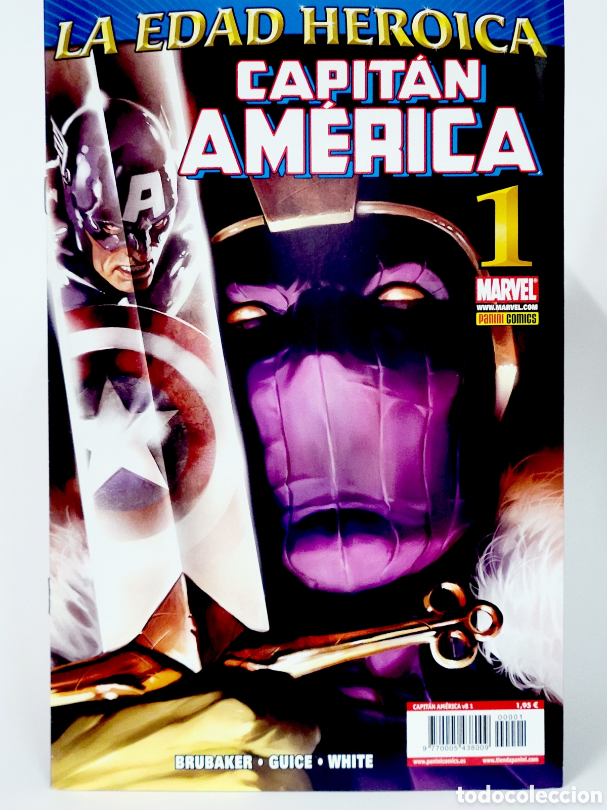 C&oacute;mics: C&Oacute;MIC LA EDAD HEROICA CAPITAN AM&Eacute;RICA 1 VOL.8 PANINI MARVEL VOLUMEN GRAPA DE KIOSCO