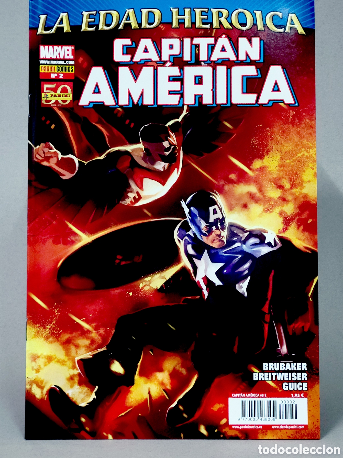 C&oacute;mics: C&Oacute;MIC LA EDAD HEROICA CAPITAN AM&Eacute;RICA 2 VOL.8 PANINI MARVEL VOLUMEN GRAPA DE KIOSCO