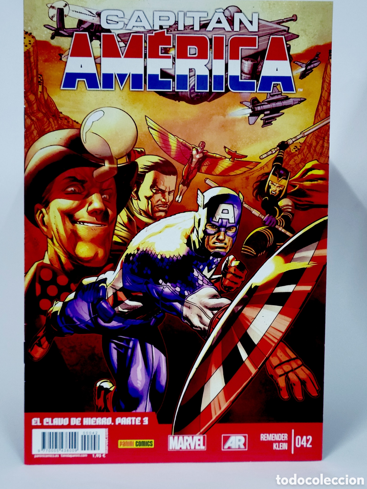 C&oacute;mics: C&Oacute;MIC LA EDAD HEROICA CAPITAN AM&Eacute;RICA 42 VOL.8 PANINI MARVEL VOLUMEN GRAPA DE KIOSCO