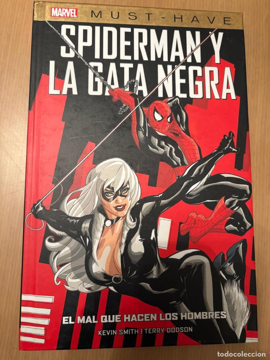 C&oacute;mics: Spiderman y la gata negra el mal que hacen los hombres panini estado muy bueno