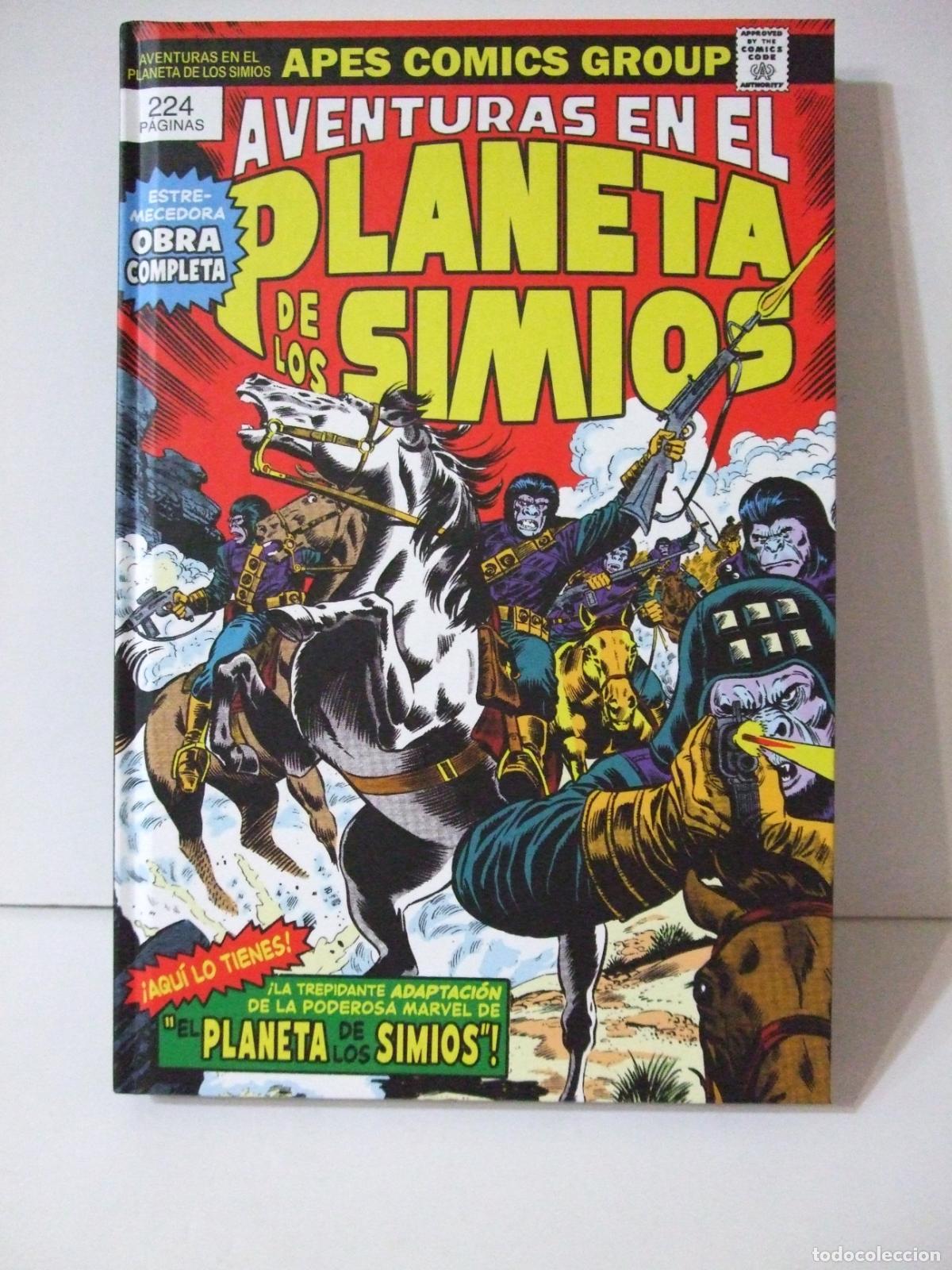 C&oacute;mics: AVENTURAS EN EL PLANETA DE LOS SIMIOS - OBRA COMPLETA 1975 / 1976 MARVEL LIMITED PANINI COMICS A