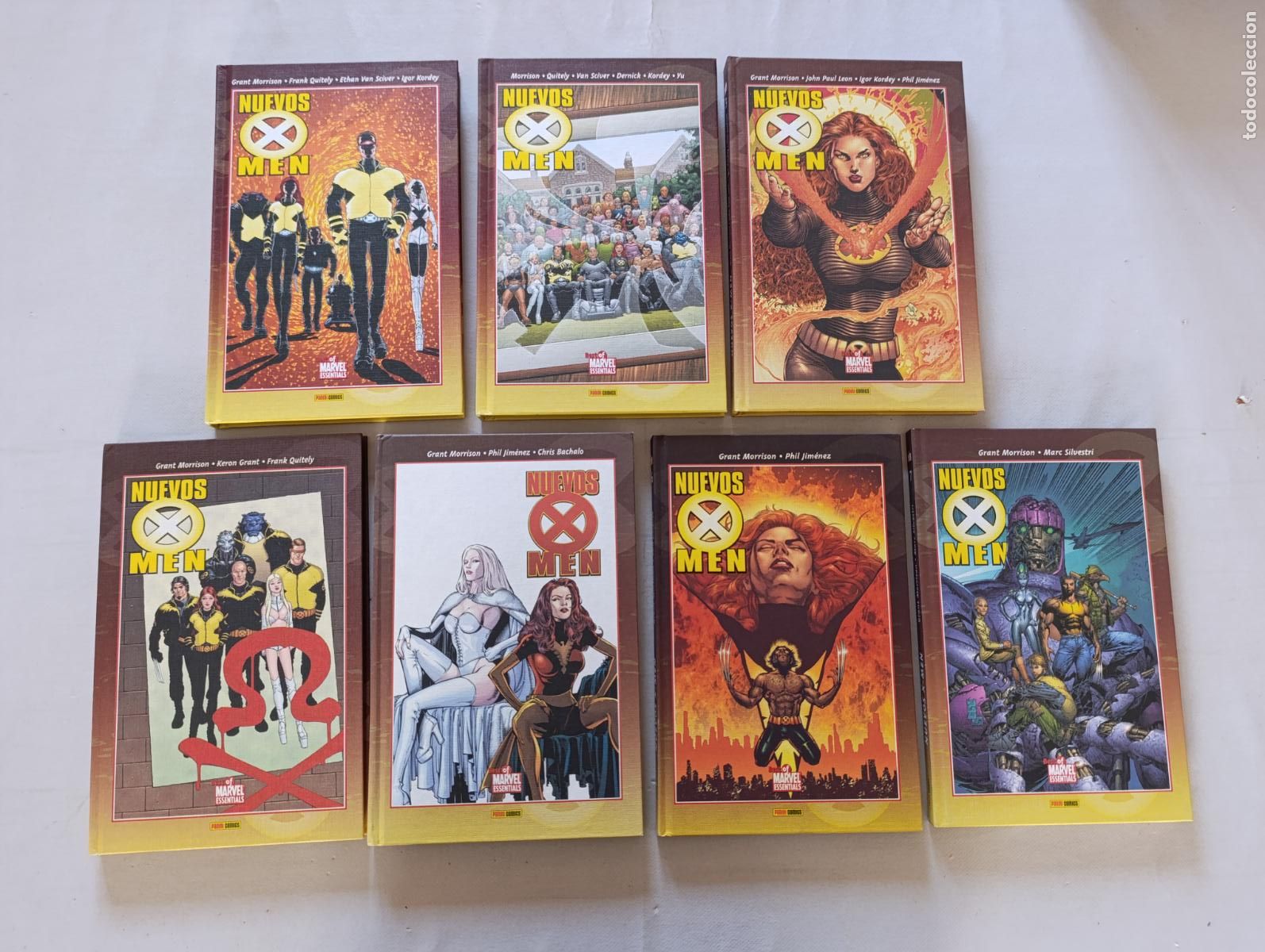 C&oacute;mics: NUEVOS X-MEN COMPLETA - 7 TOMOS - BEST OF MARVEL ESSENTIALS - PANINI - TAPA DURA (128w)