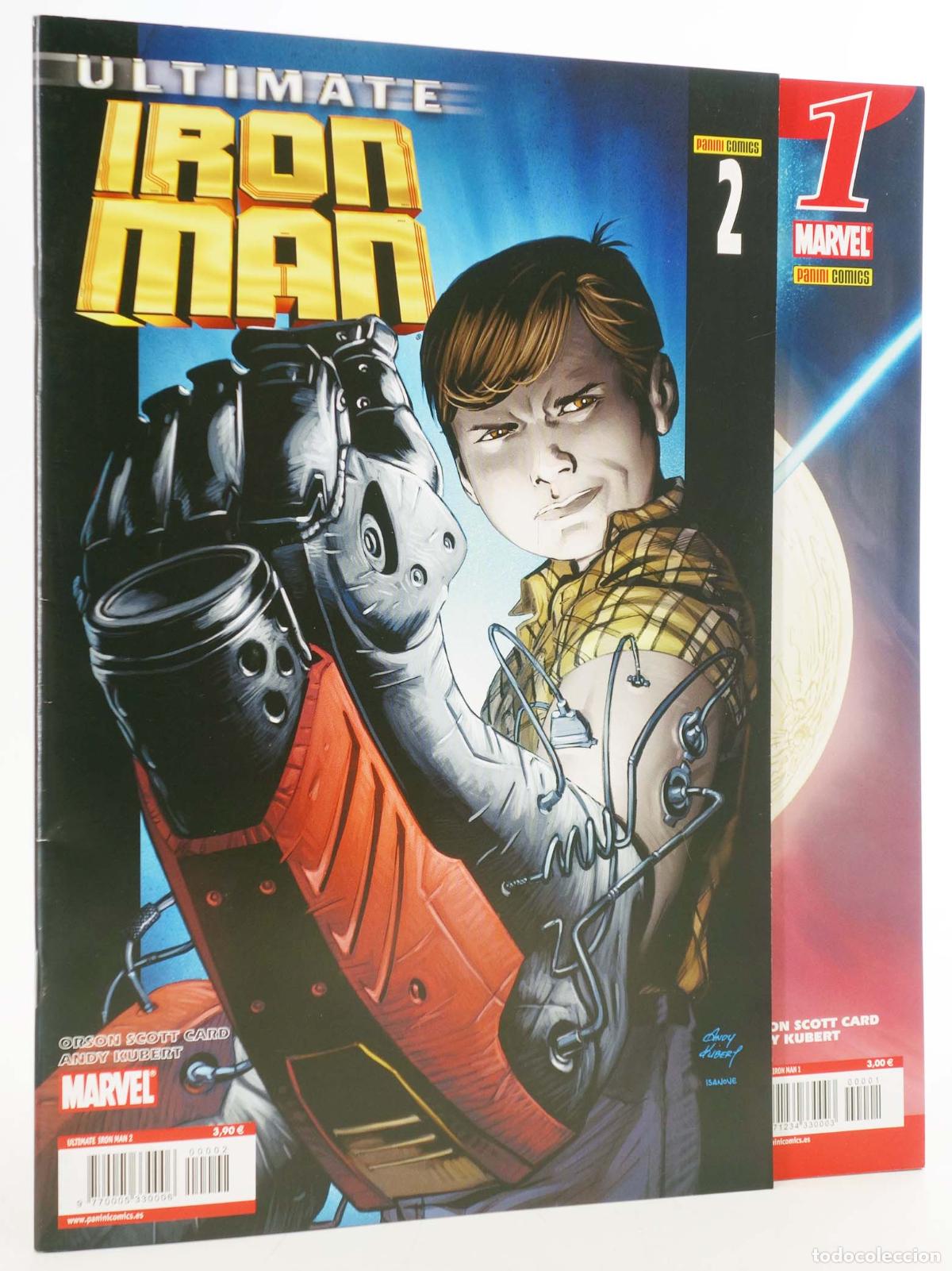 C&oacute;mics: ULTIMATE IRON MAN 1 A 2. COMPLETA. Panini, 2006 - Foto 2