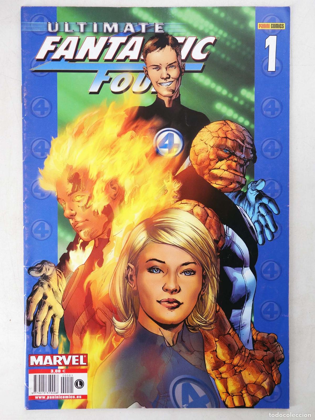 C&oacute;mics: ULTIMATE FANTASTIC FOUR 1 (Brian Michael Bendis/Mark Millar/Adam Kubert) Panini, 2005