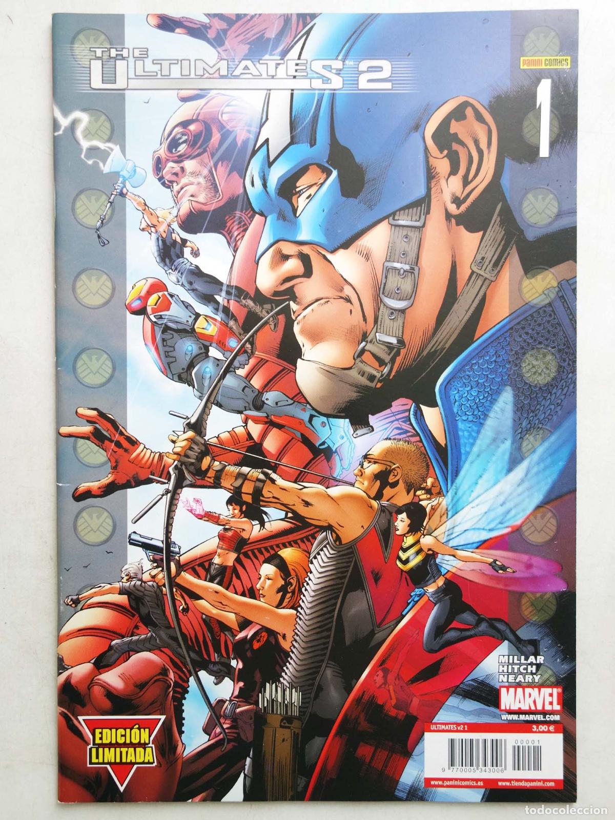 C&oacute;mics: THE ULTIMATES 2 1 (Mark Millar/Bryan Hitch) Panini, 2005