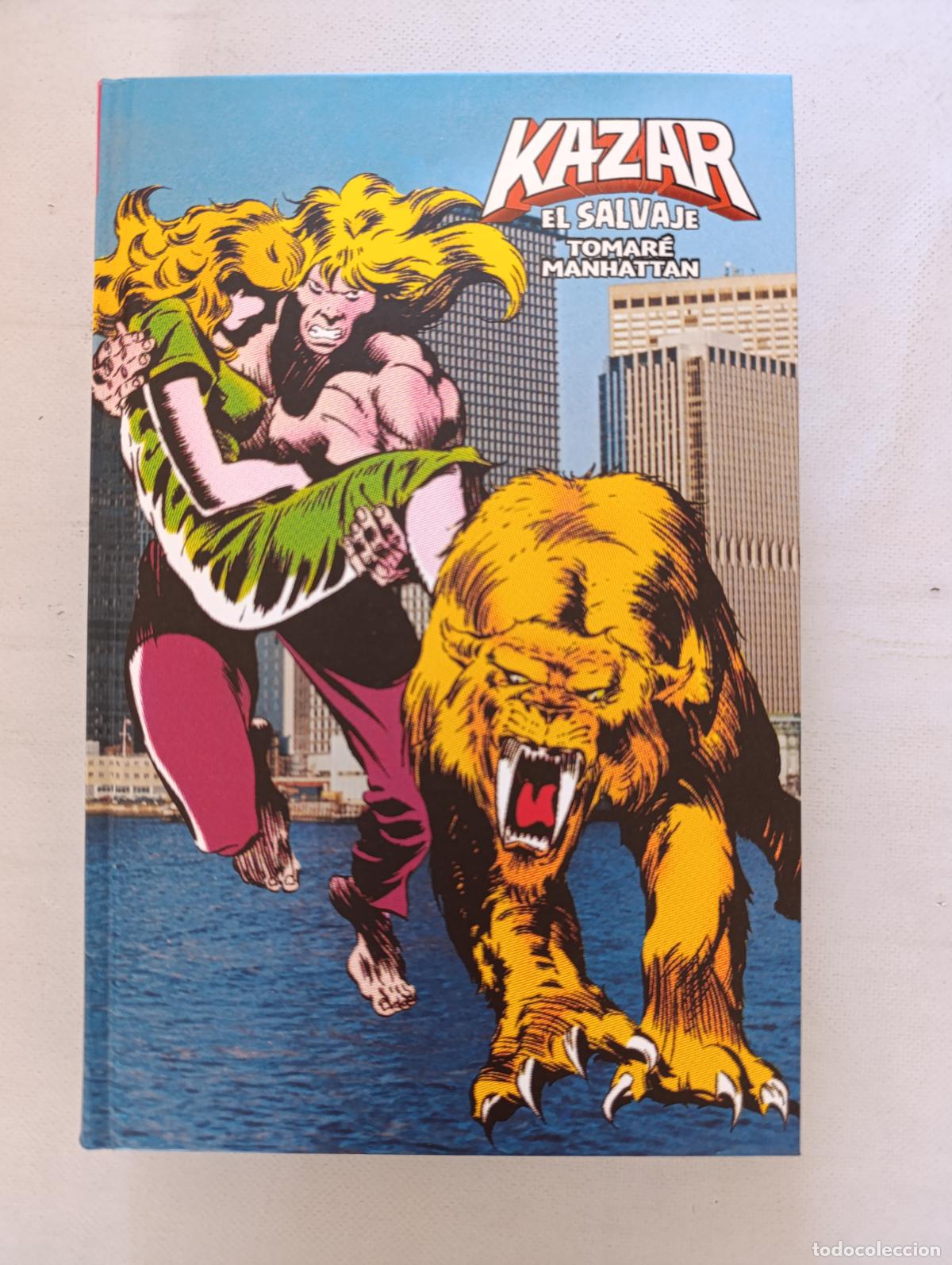 C&oacute;mics: KAZAR EL SALVAJE: TOMARE MANHATTAN - MARVEL LIMITED EDITION - PANINI - TAPA DURA (356Aw)