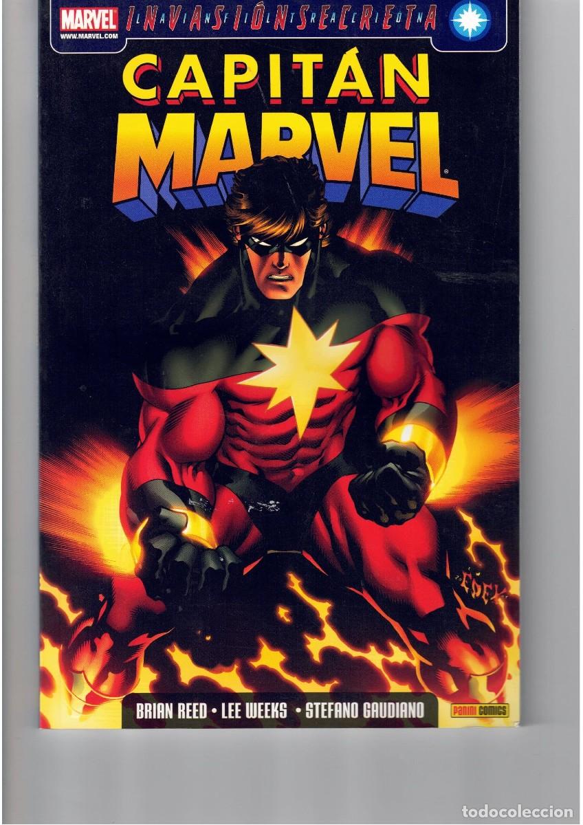 C&oacute;mics: Capit&aacute;n Marvel Invasi&oacute;n Secreta.