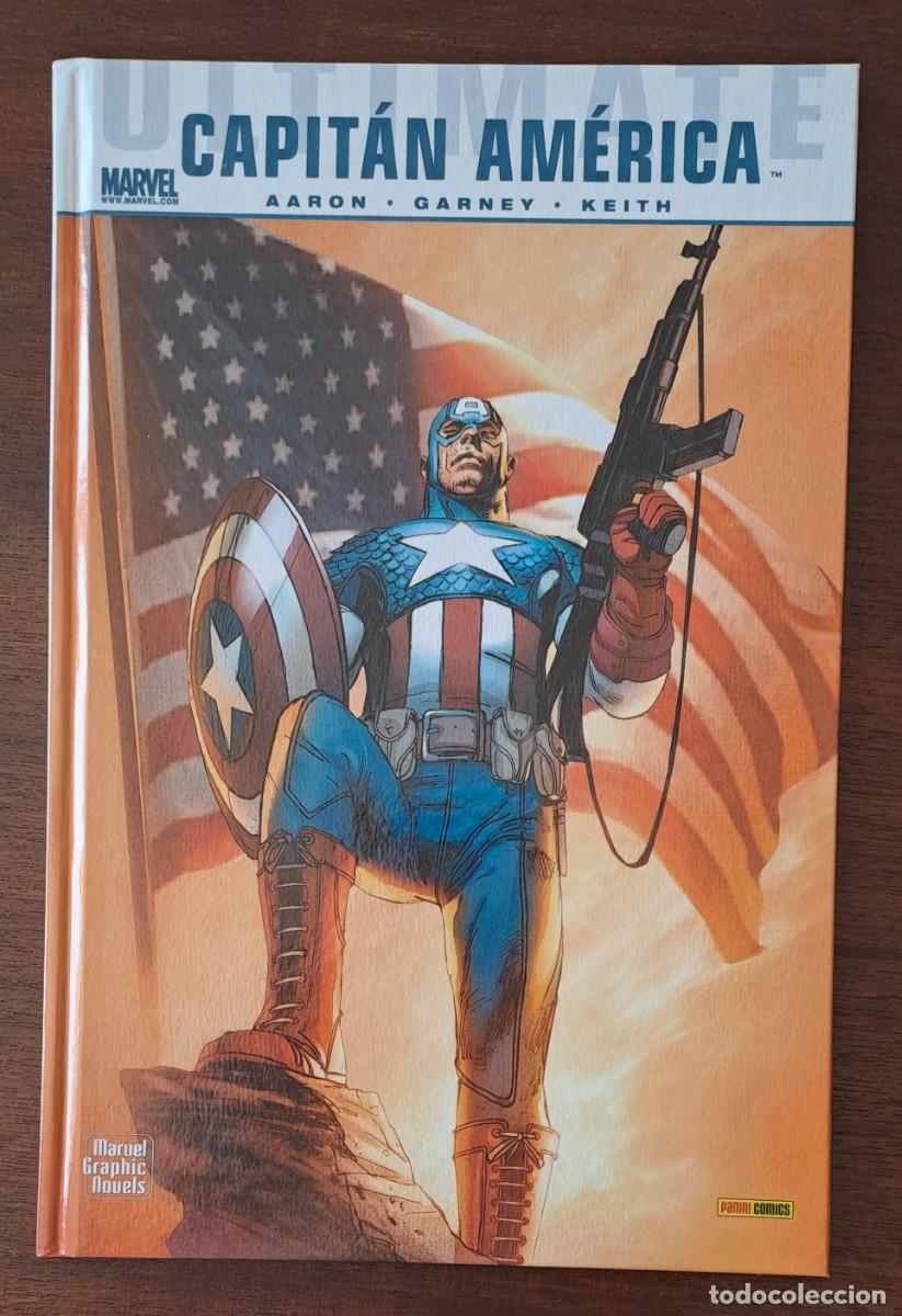 C&oacute;mics: Ultimate Capit&aacute;n Am&eacute;rica Tapa dura 2012 Panini Espa&ntilde;a
