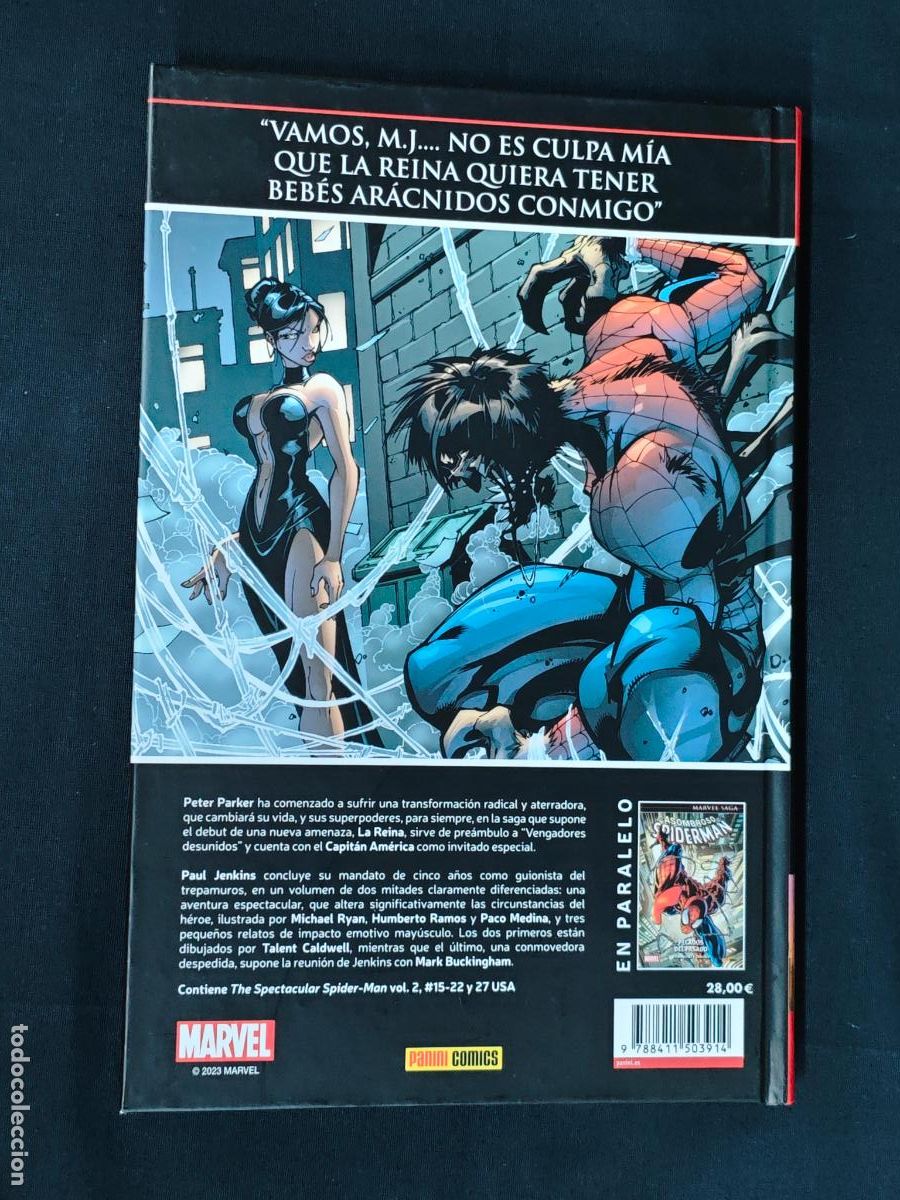 C&oacute;mics: MARVEL SAGA - EL ESPECTACULAR SPIDERMAN - CAE EL TELON - PANINI - Foto 2
