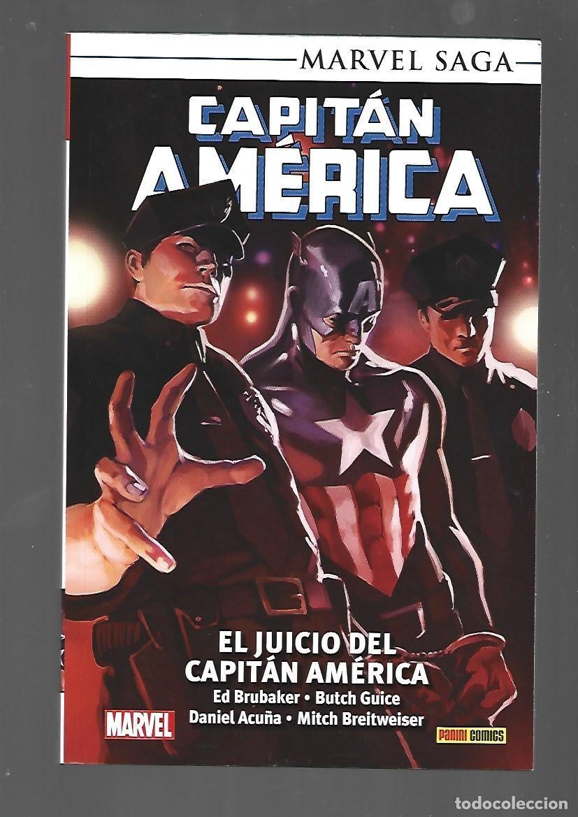 C&oacute;mics: Marvel saga, Capit&aacute;n Am&eacute;rica, 12: el juicio del Capit&aacute;n Am&eacute;rica, 2025, Panini, impecable