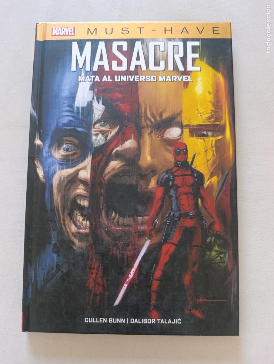 C&oacute;mics: MASACRE - MATA AL UNIVERSO MARVEL - MUST-HAVE - PANINI - TAPA DURA (295)
