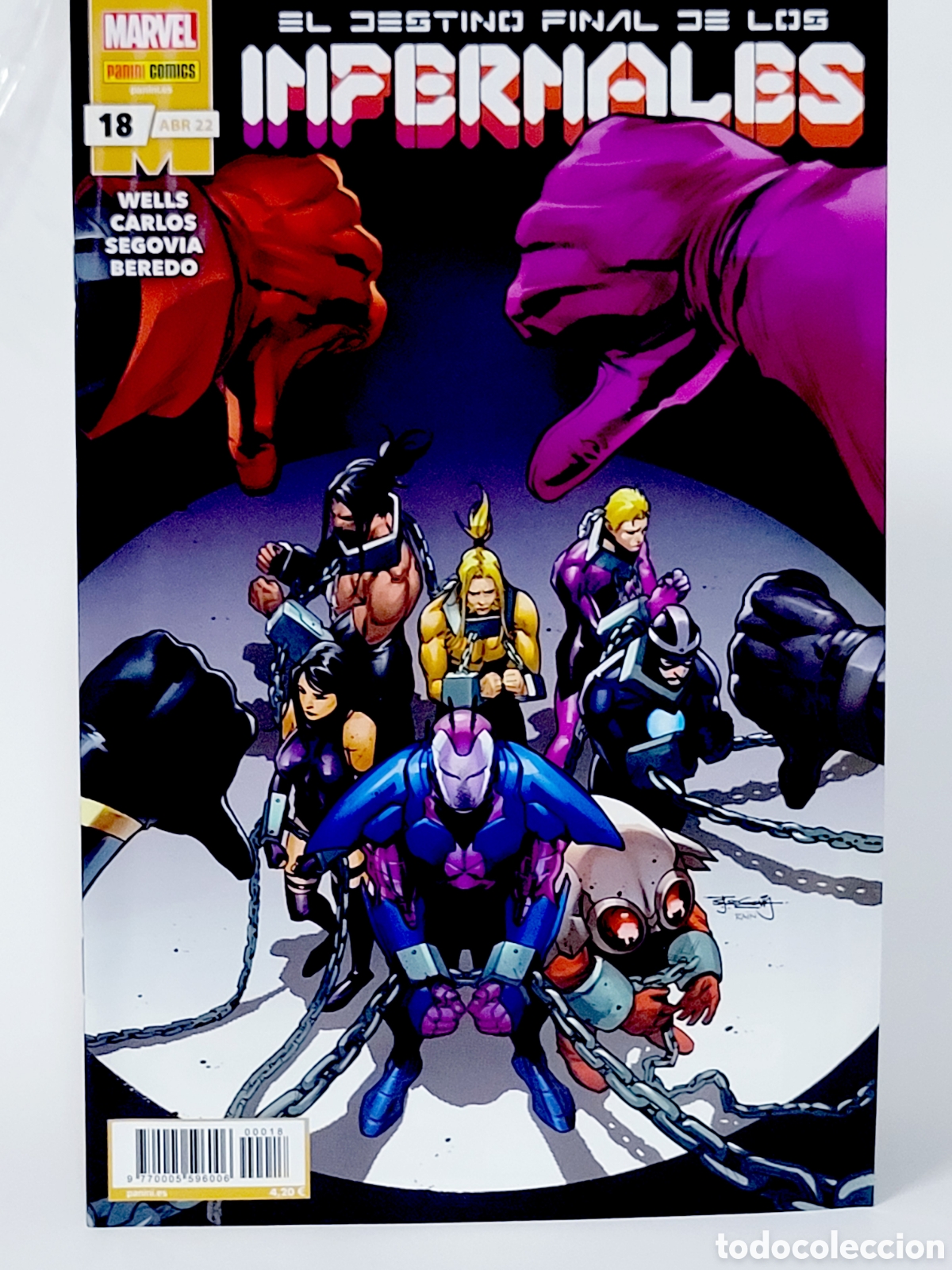 Comics: C&Oacute;MIC INFERNALES 18 MARVEL PANINI ABRIL 2022 GRAPA DE KIOSCO