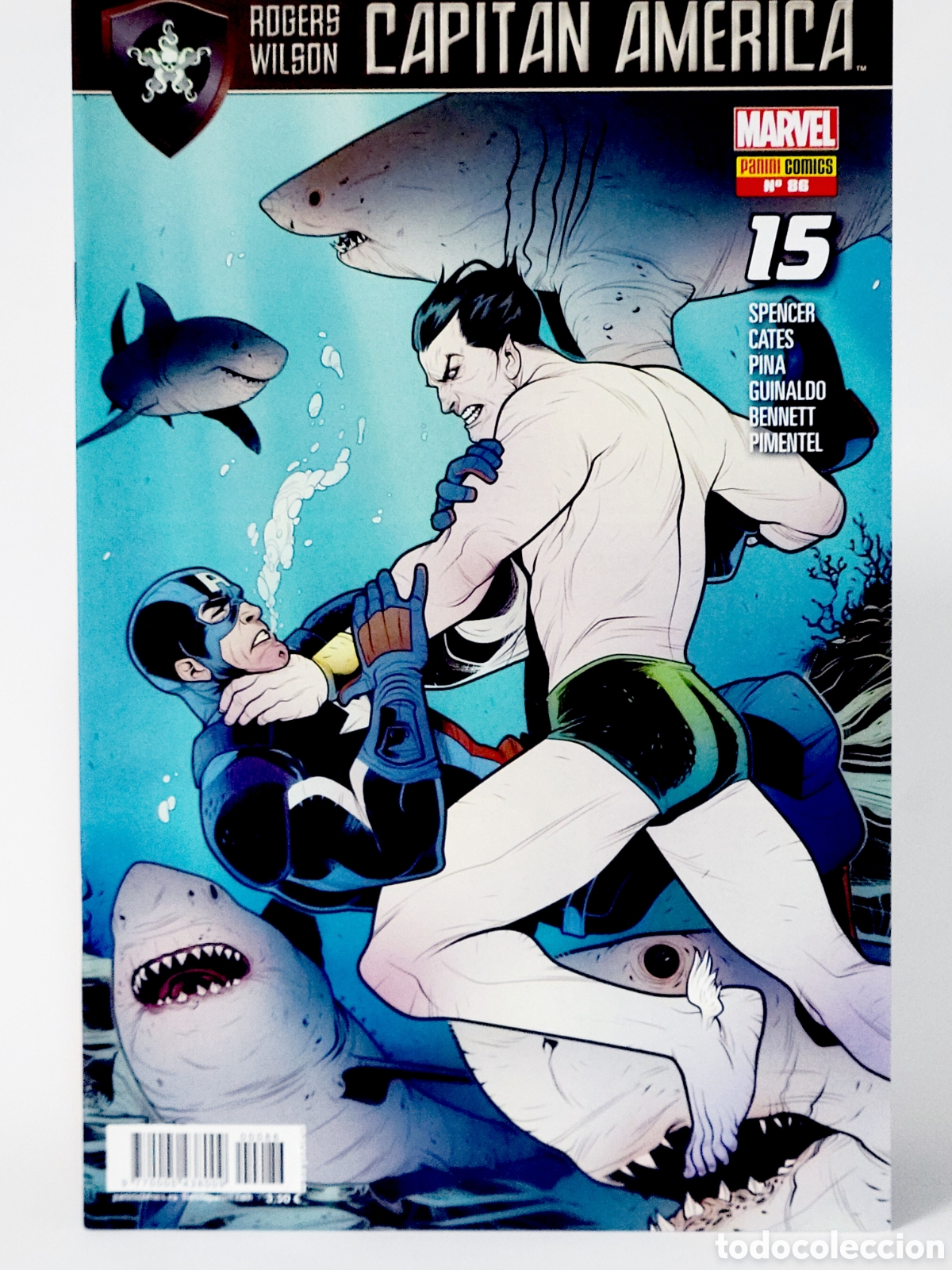Comics: C&Oacute;MIC CAPITAN AM&Eacute;RICA 86 ROGERS WILSON VOL.8 PANINI MARVEL VOLUMEN GRAPA DE KIOSCO
