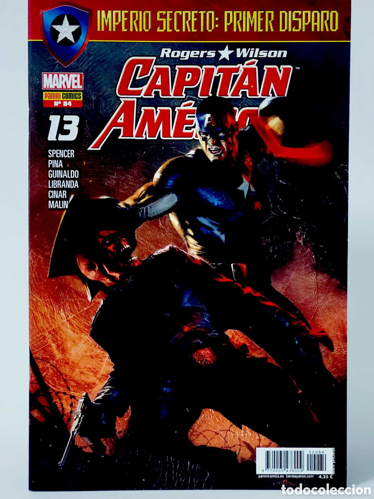 Comics: C&Oacute;MIC CAPITAN AM&Eacute;RICA 84 ROGERS WILSON VOL.8 PANINI MARVEL VOLUMEN GRAPA DE KIOSCO