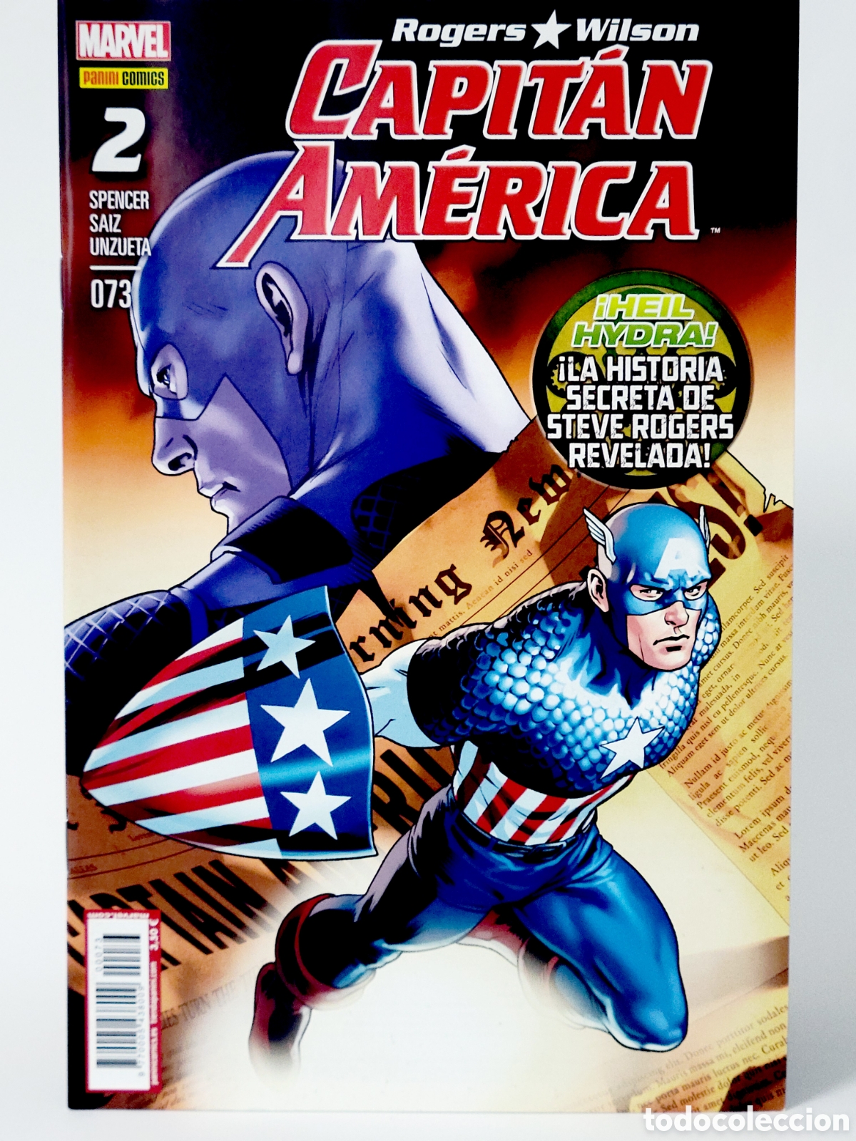 Comics: C&Oacute;MIC CAPITAN AM&Eacute;RICA 73 ROGERS WILSON VOL.8 PANINI MARVEL VOLUMEN GRAPA DE KIOSCO
