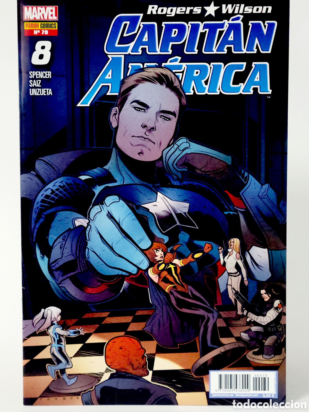 Comics : C&Oacute;MIC CAPITAN AM&Eacute;RICA 79 ROGERS WILSON VOL.8 PANINI MARVEL VOLUMEN GRAPA DE KIOSCO