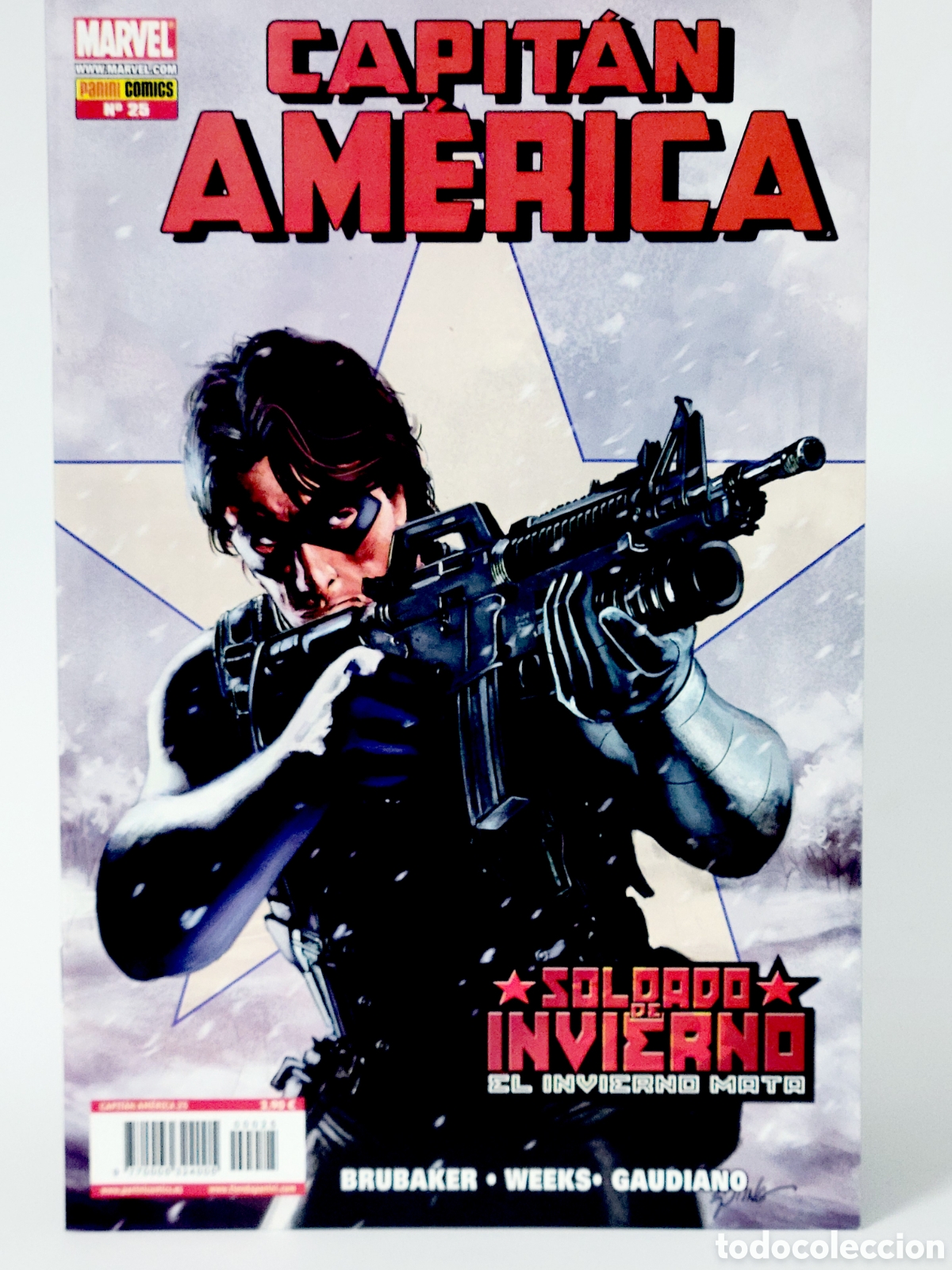 Comics : C&Oacute;MIC CAPITAN AM&Eacute;RICA 25 SOLDADO DE INVIERNO VOL.7 PANINI MARVEL VOLUMEN GRAPA DE KIOSCO