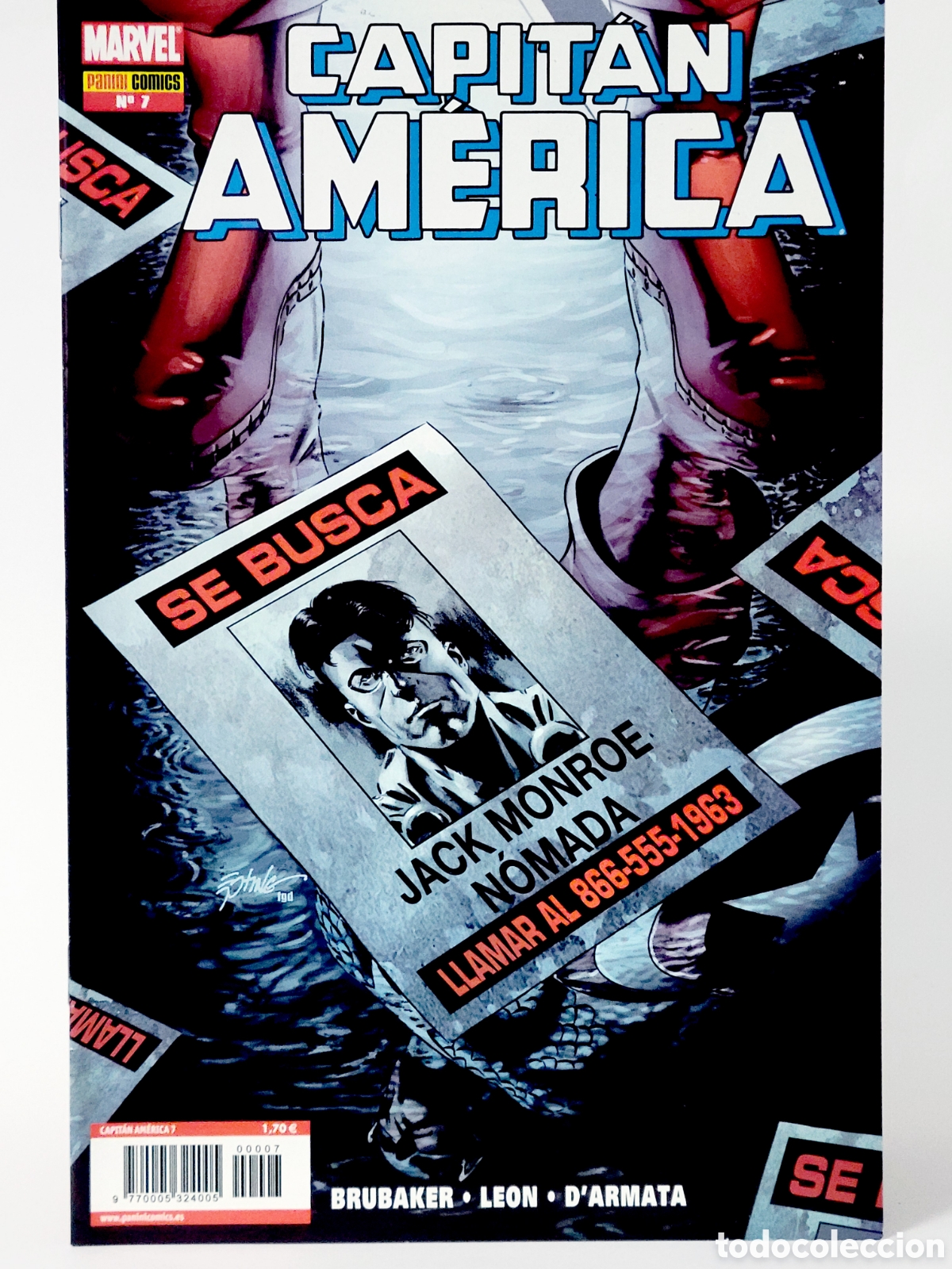 C&oacute;mics: C&Oacute;MIC CAPITAN AM&Eacute;RICA 7 VOL.7 PANINI MARVEL VOLUMEN GRAPA DE KIOSCO