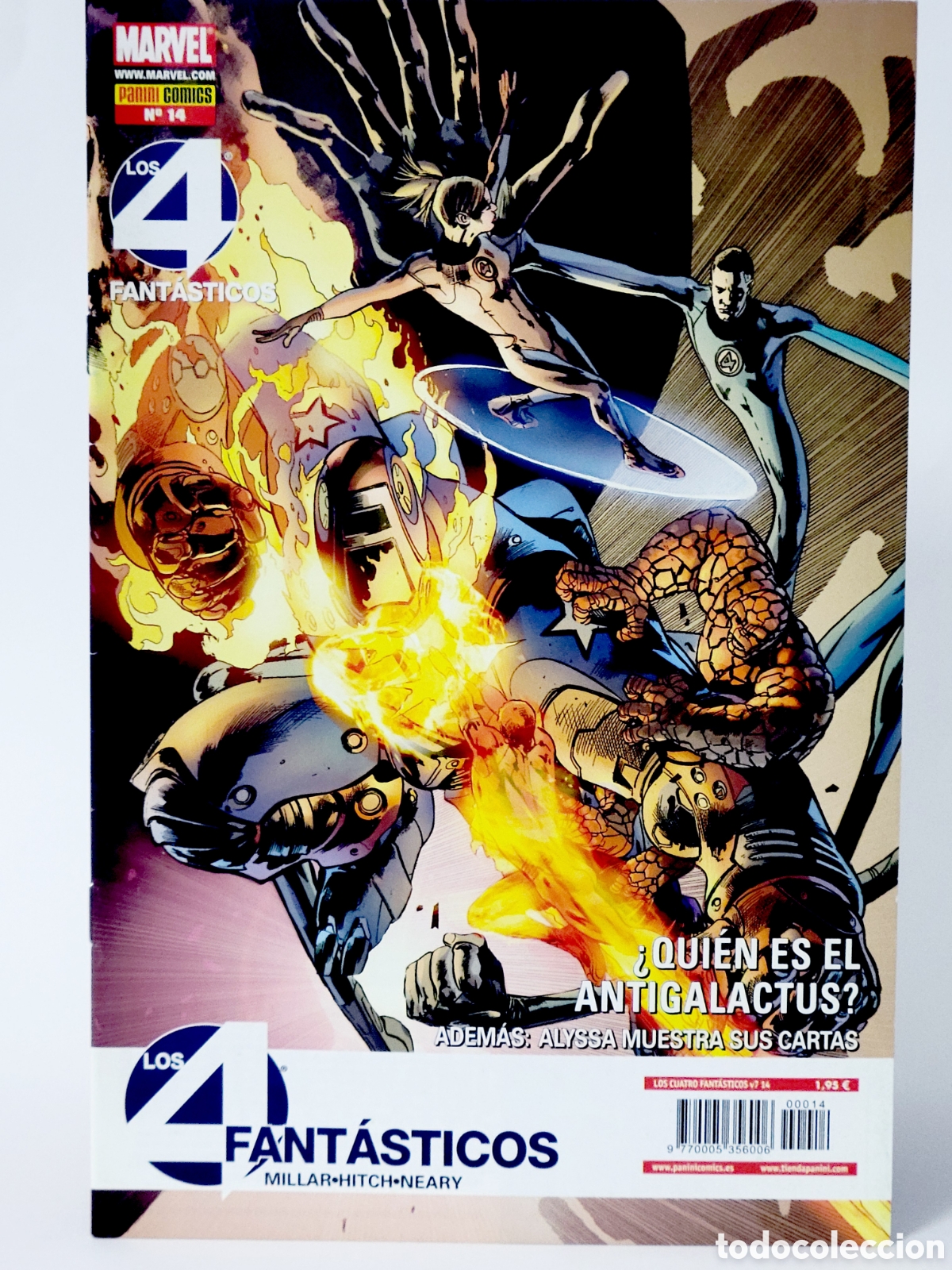 C&oacute;mics: C&Oacute;MIC LOS 4 CUATRO FANT&Aacute;STICOS 14 VOL 7 PANINI VOLUMEN MARVEL GRAPA DE KIOSCO