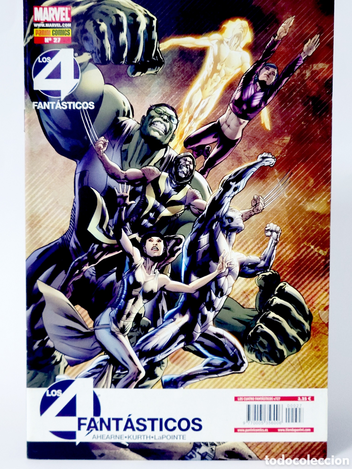 C&oacute;mics: C&Oacute;MIC LOS 4 CUATRO FANT&Aacute;STICOS 27 VOL 7 PANINI VOLUMEN MARVEL GRAPA DE KIOSCO