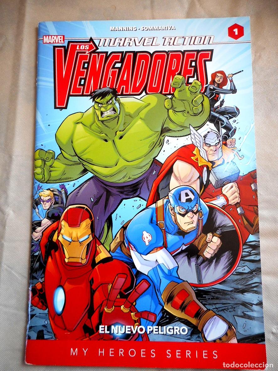 C&oacute;mics: MARVEL ACTION N&ordm;1 LOS VENGADORES EL NUEVO PELIGRO (PANINI-FEBRERO 2019) MANNING - SOMMARIVA