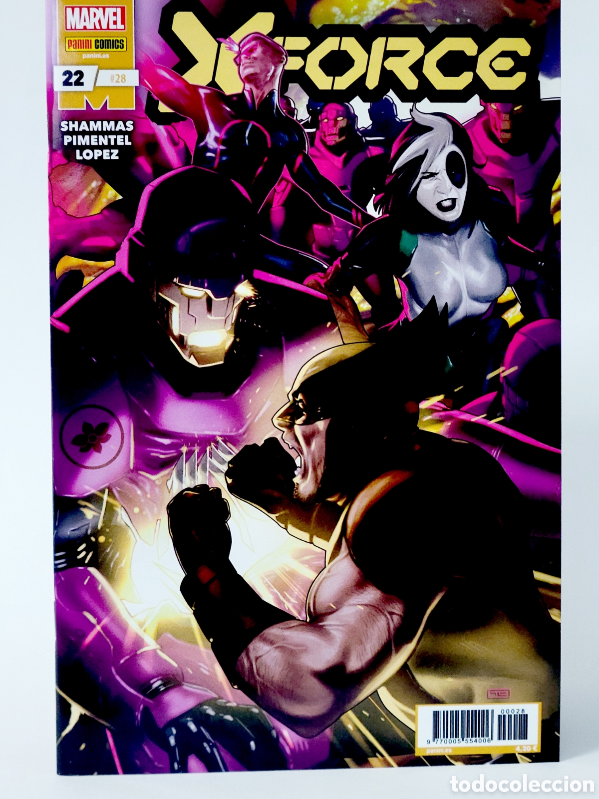 C&oacute;mics: C&Oacute;MIC X-FORCE 28 AN&Aacute;LISIS 22 PANINI MARVEL GRAPA DE KIOSCO