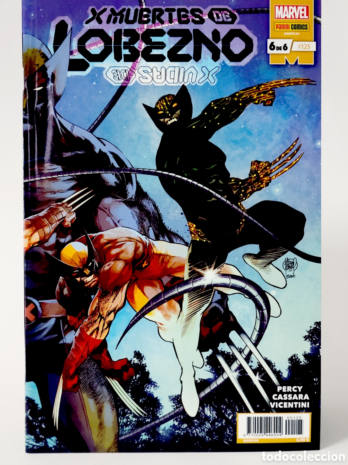 C&oacute;mics: C&Oacute;MIC X MUERTES DE LOBEZNO 125 SALVAJE VOL.5 PANINI 6 MARVEL VOLUMEN GRAPA DE KIOSCO