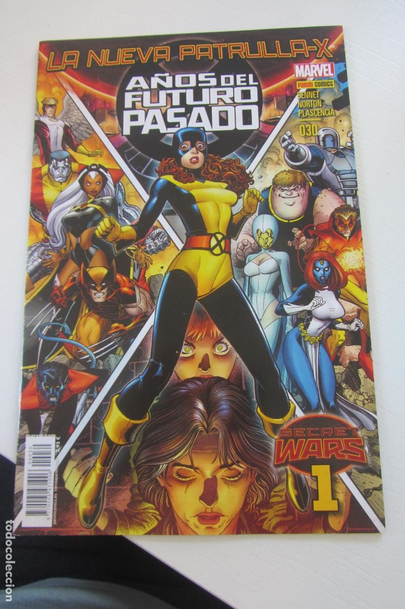 C&oacute;mics: SECRET WARS / LA NUEVA PATRULLA-X N.&ordm; 30 A&Ntilde;OS DEL FUTURO PASADO 1 MARVEL PANINI arx303