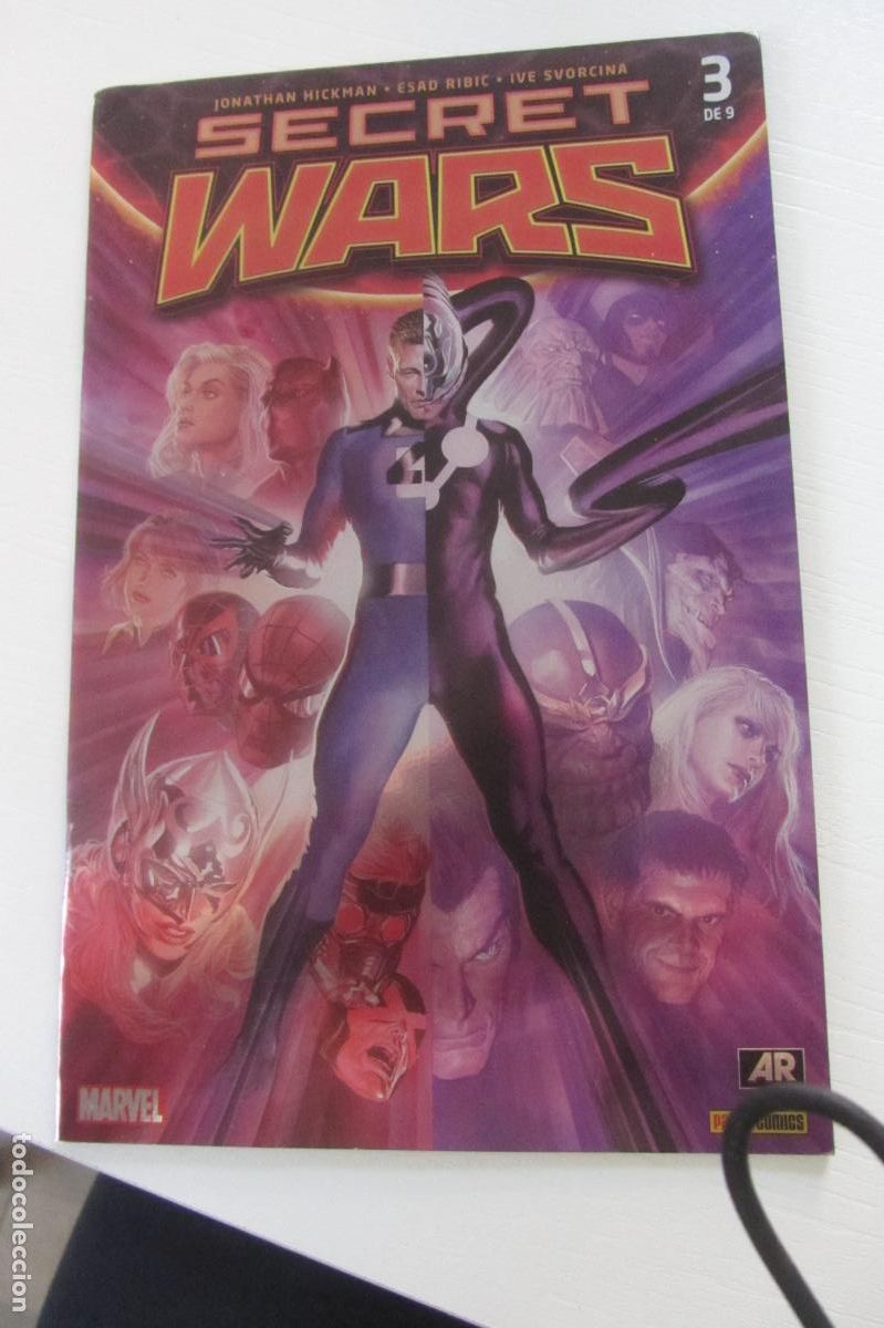 C&oacute;mics: SECRET WARS N&ordm; 3 - PORTADA ALEX ROSS - MARVEL PANINI BUEN ESTADO arx90