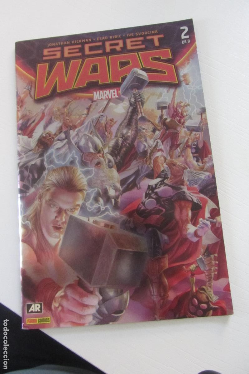 C&oacute;mics: SECRET WARS N&ordm; 2 - PORTADA ALEX ROSS - MARVEL PANINI BUEN ESTADO arx90