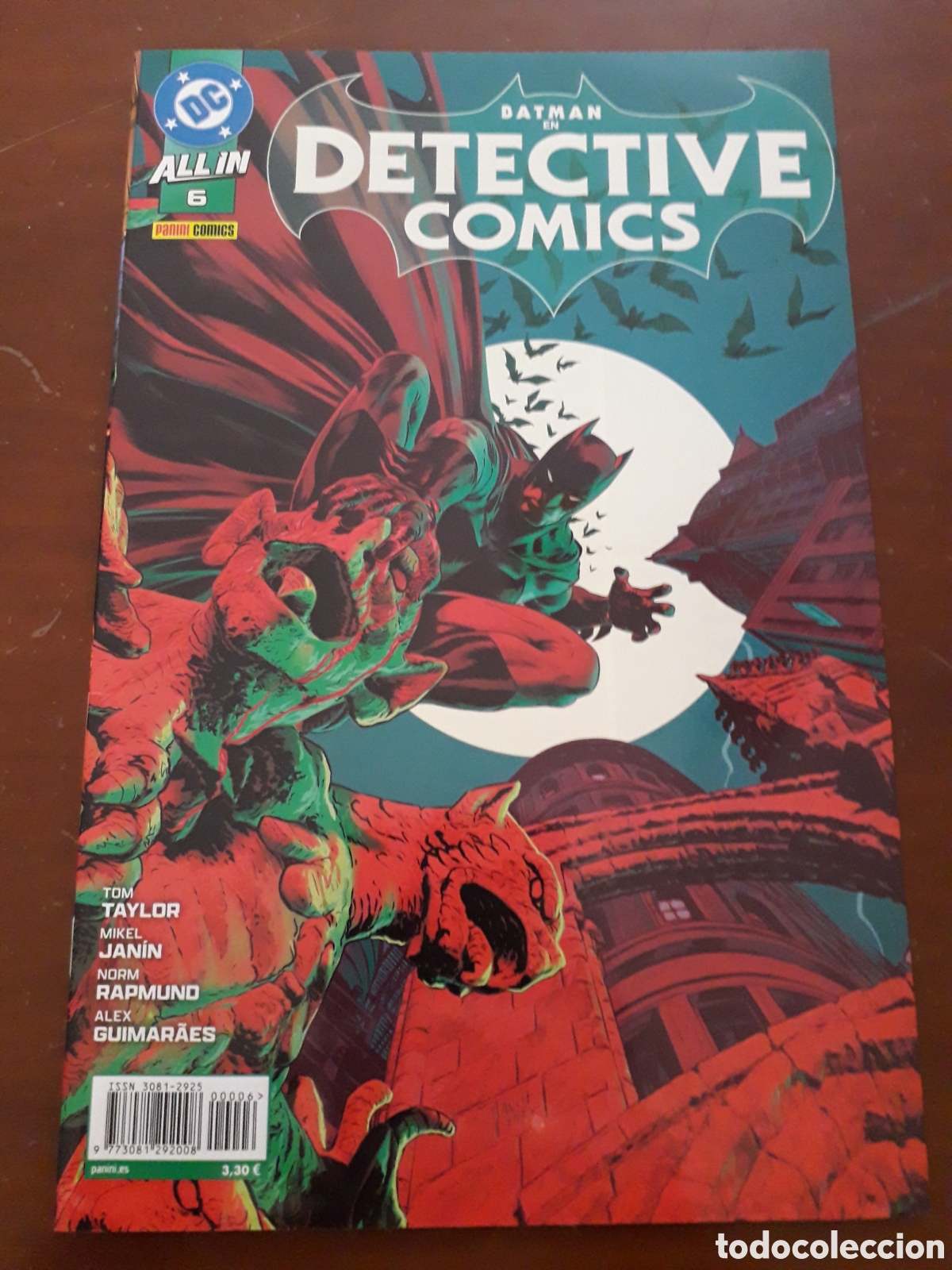 C&oacute;mics: BATMAN DETECTIVE COMICS N&Uacute;MERO 6. EXCELENTE ESTADO
