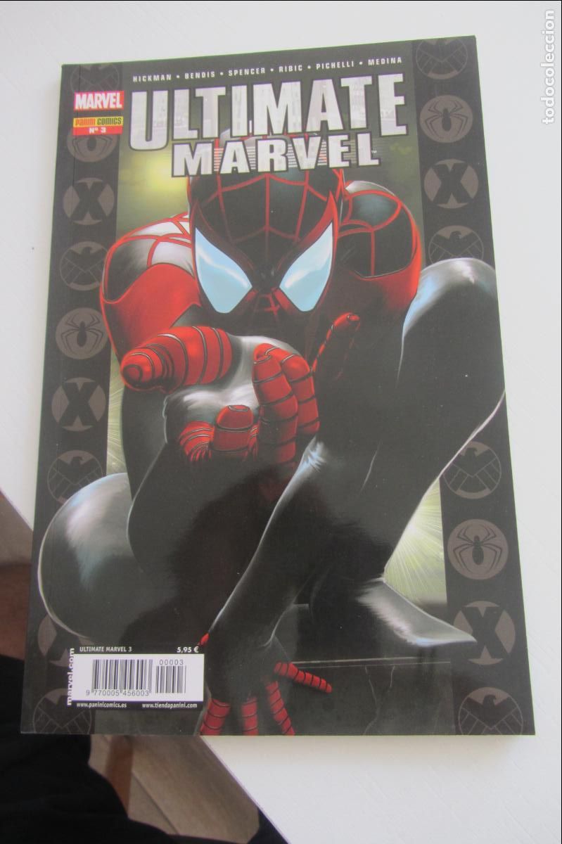 C&oacute;mics: ULTIMATE MARVEL A&Ntilde;O 1 N&ordm; 3 LA REPUBLICA EST&Aacute; ARDIENDO TOMO LOMO NEGRO ( 2012/2016 ) panini arx92