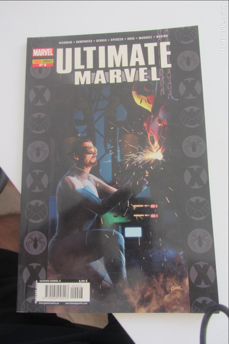 C&oacute;mics: ULTIMATE MARVEL A&Ntilde;O 1 N&ordm; 8 DOS CIUDADES DOS MUNDOS TOMO LOMO NEGRO ( 2012/2016 ) panini arx92