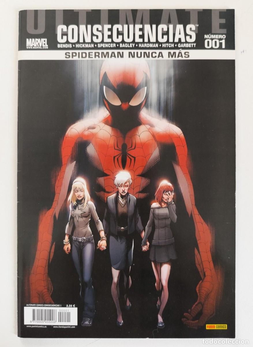 Comics : ULTIMATE COMICS: CONSECUENCIAS # 1 - Spiderman nunca m&aacute;s ~ MARVEL/ PANINI (2012) **DESCATALOGADO**