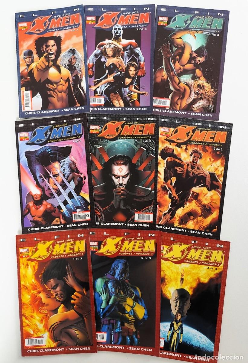 Comics : X-MEN: EL FIN (Chris Claremont & Sean Chen) COMPLETA 3 MINISERIES 9 N&ordm;s ~ MARVEL/PANINI (2005/07)