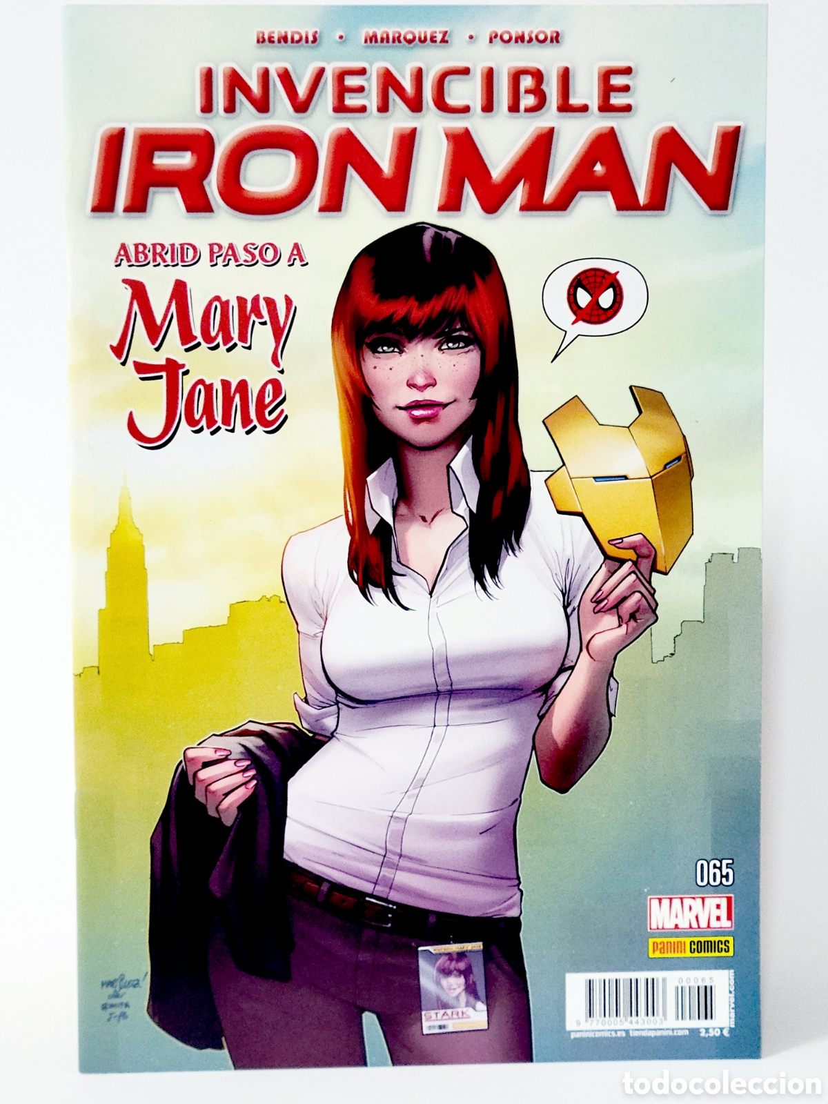 C&oacute;mics: C&Oacute;MIC INVENCIBLE IRON MAN 65 VOL.2 PANINI VOLUMEN MARVEL GRAPA DE KIOSCO