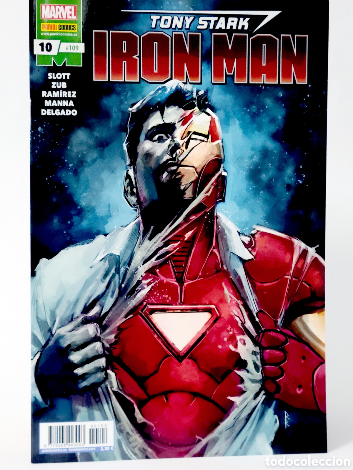 C&oacute;mics: C&Oacute;MIC INVENCIBLE IRON MAN 109 TONY STARK VOL.2 PANINI VOLUMEN MARVEL 10 GRAPA DE KIOSCO